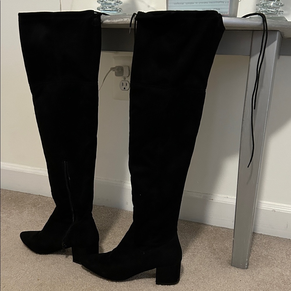 Elegant Black Over-the-Knee Boots